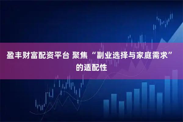 盈丰财富配资平台 聚焦 “副业选择与家庭需求” 的适配性