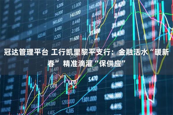 冠达管理平台 工行凯里黎平支行：金融活水“暖新春” 精准滴灌“保供应”